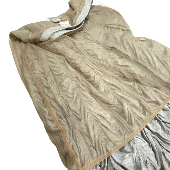 Vtg NWT TRACY REESE Women Savvy Chic Rouch Skirt Knee Length Sz XS Gray 73-10 - Picture 10 of 12